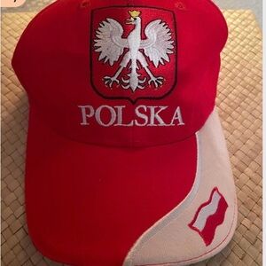 Red Polska Baseball Cap